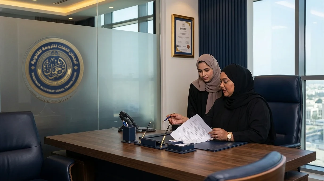 Torjuman Oman — document review in the Muscat office